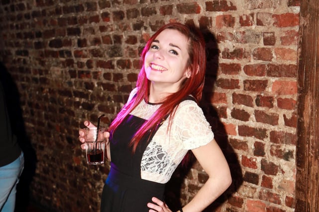Megan enjoying a girls night out.