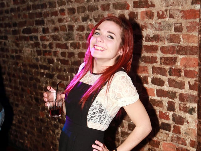 Megan enjoying a girls night out.