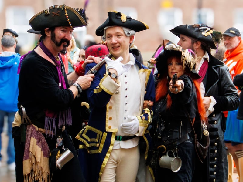 The pirate weekend proved a big success.