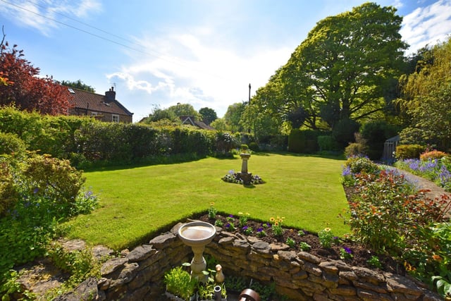 A centre village home but with an extensive and private garden.