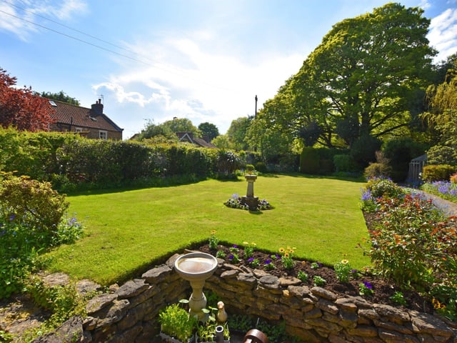 A centre village home but with an extensive and private garden.