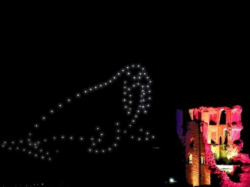 Drone Display at Scarborough Castle will take place on November 19-23. Enjoy a brand new drone display at Scarborough Castle, commissioned especially for Scarborough Lights. Take a journey round Scarborough with Thomasin Farrer and some local schoolchildren as we approach the 400th anniversary of the town. It is also a unique chance to see the special Scarborough Castle illuminations up close.