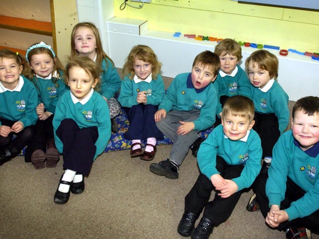 2009. New starters at East Whitby Primary School.
