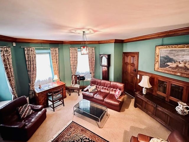 The study attracts plenty of natural light.