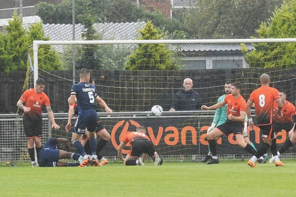 Peterborough Sports v Scarborough Athletic.     PHOTOS BY DAVID LOWNDES