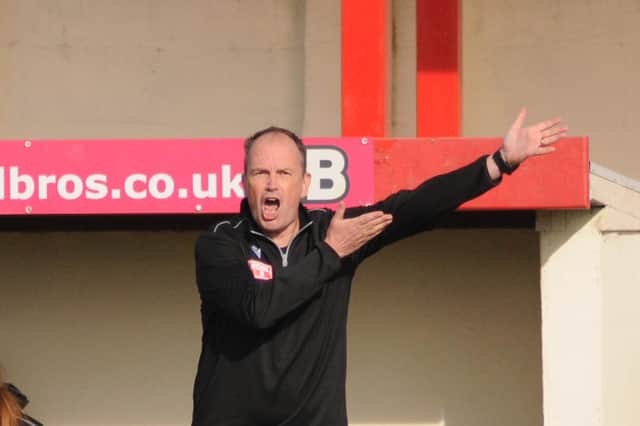 Adrian Costello has taken over as the Bridlington Town manager after the resignation of Mike Thompson on Sunday evening. PHOTO BY DOM TAYLOR