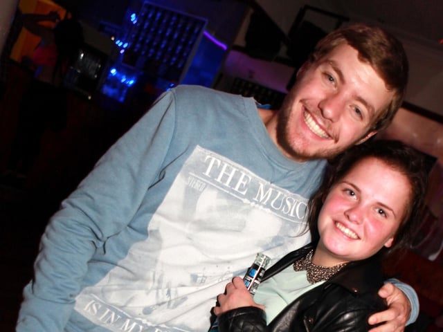 Drakey and Stacey in Quids Inn