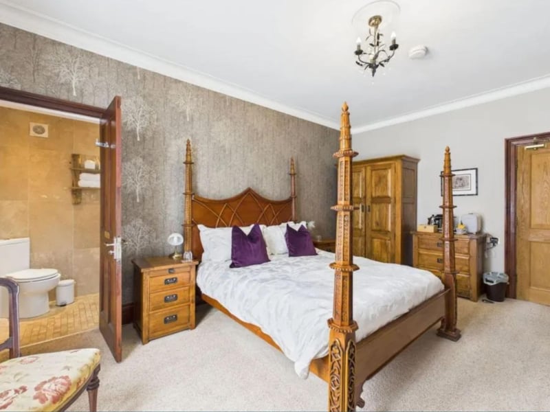 The eight bedroom property boasts six ensuites. Picture: Zoopla