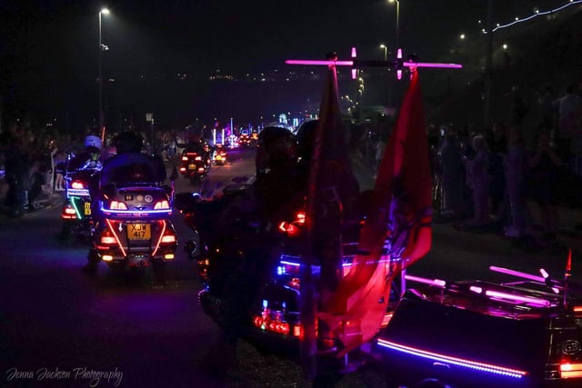 Scarborough's Honda Goldwing Light Display came to town over the weekend.