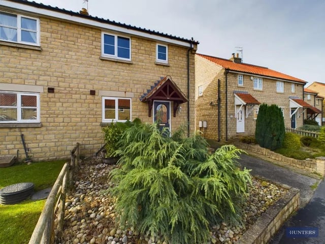 This three bedroom and one bathroom semi-detached house is for sale with Hunters with a guide price of £200,000.
