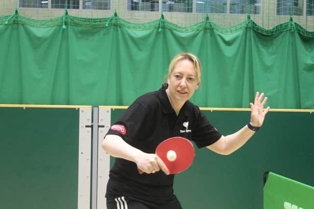 Vicky Barton scored a hat-trick for The Avengers in Division Two. Photo by Tony Wigley