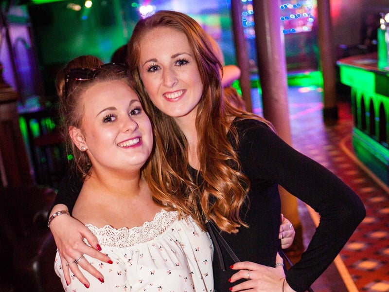 Courtney & Emma looking glamorous in Quids Inn