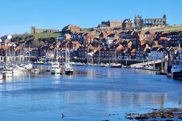 Sunny day at Whitby harbour, by Mike Major.