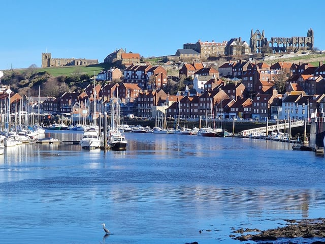 Sunny day at Whitby harbour, by Mike Major.