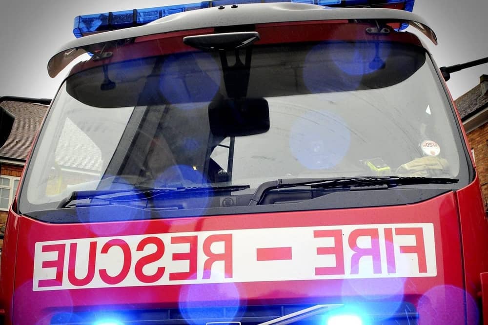 Firefighters were called out to a woodland blaze in Whitby.