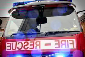 Firefighters were called out to a woodland blaze in Whitby.