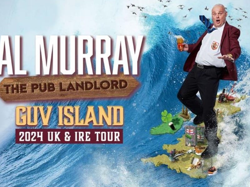 Comedian Al Murray is set to perform at Scarborough Spa on April 26 on his Guv Island tour.