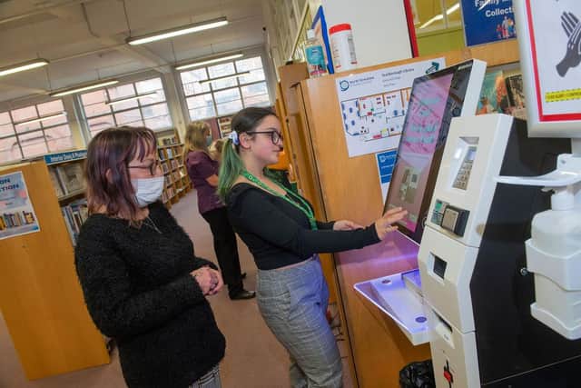 “I helped people sign up to the reading challenge, helped people sort out books and take them out"