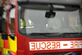 Two people had to be cut from the vehicle after the crash at Weaverthorpe