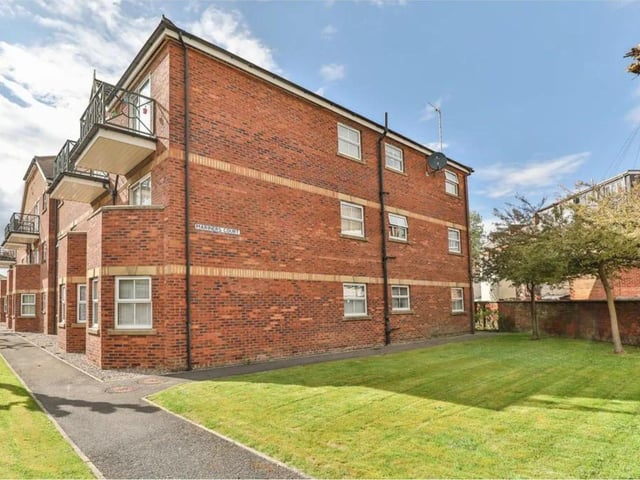 This two bedroom and one bathroom flat is for sale with Reeds Rains for £185,000.