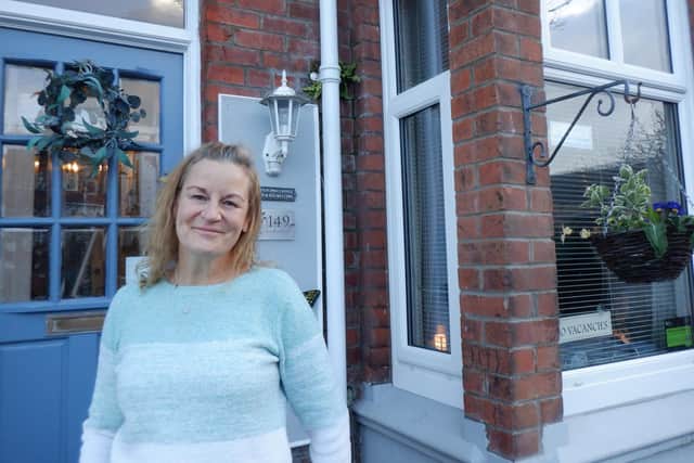 Annie Nickson, co-owner of St Michael’s Guest House on Columbus Ravine.
