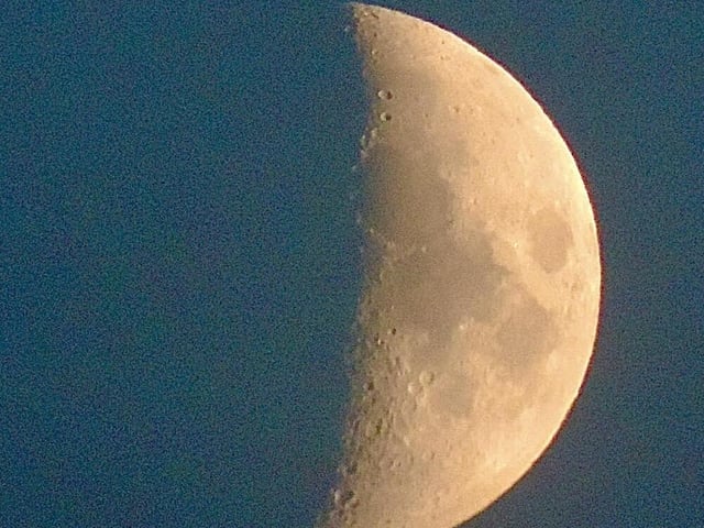 Moon at dusk