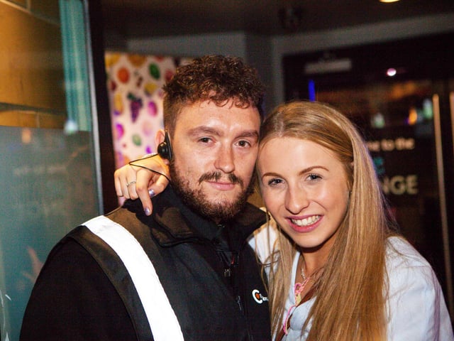 Rob & Charlotte in Blue Lounge