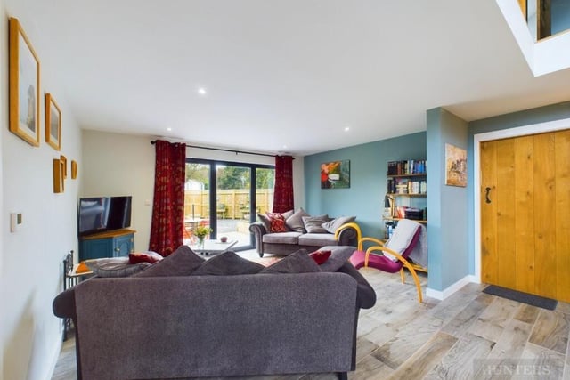 The ground floor lounge attracts plenty of natural light.