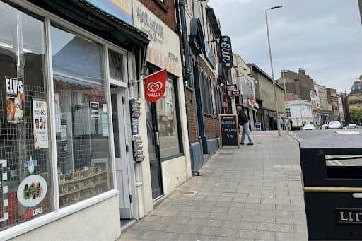 A man has been hospitalised after recieving a broken collar bone on a night-out in Scarborough.
