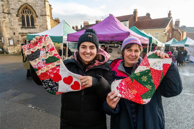 Bethany Todd, and Janet Todd, from F & B Crafts.
picture: James Hardisty