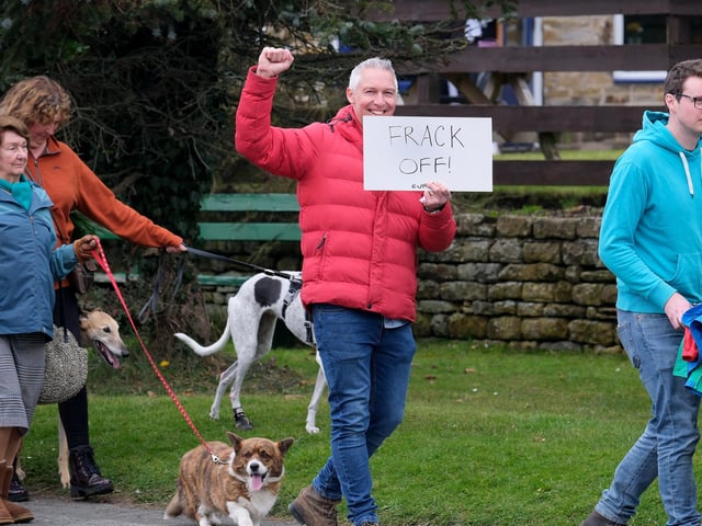 Protestors at the march. picture: Richard Ponter