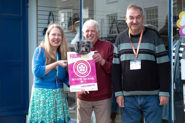 Derrick Warters had a big win on the hospice lottery