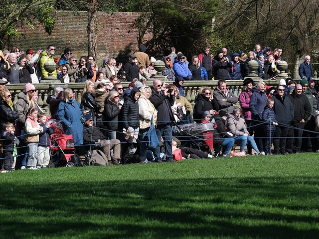 Spectators enjoy the tournament.