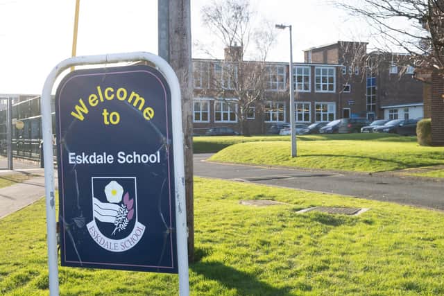 In happier times: Whitby's Eskdale School before its closure in the summer of 2024.