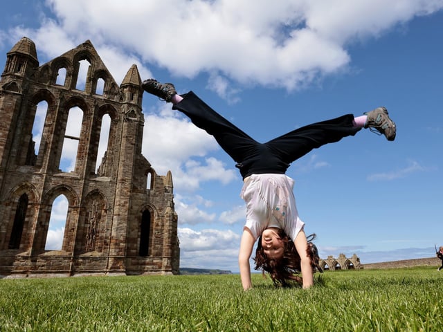 Half-term fun at Whitby Abbey