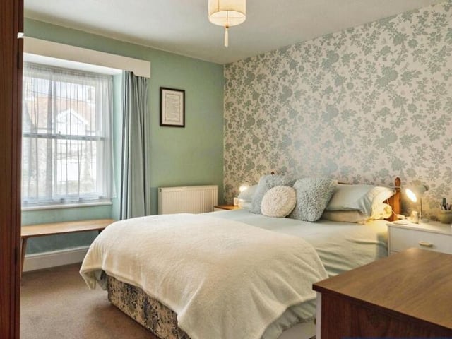 A bright and spacious double bedroom.