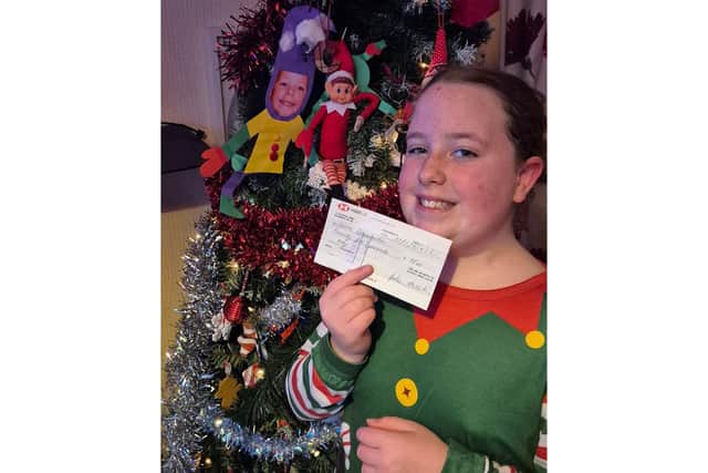 Lily is hoping to raise £1,000 to ensure that everybody has an enjoyable Christmas this year
