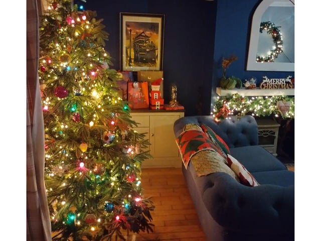 This Bridlington resident has sent in a beautiful festive scene in their home, with the colourful Christmas tree taking centre stage.