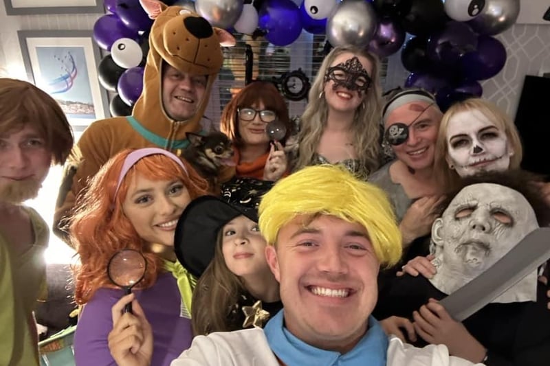 This was submitted by a family in Scarborough, all dressed up in a Scooby-Doo theme.
