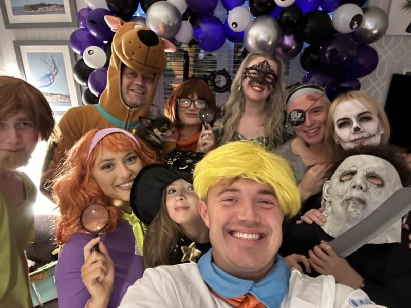 This was submitted by a family in Scarborough, all dressed up in a Scooby-Doo theme.