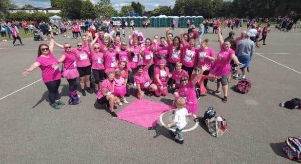 The team at Tesco, Bridlington, took part in Race for Life this year.