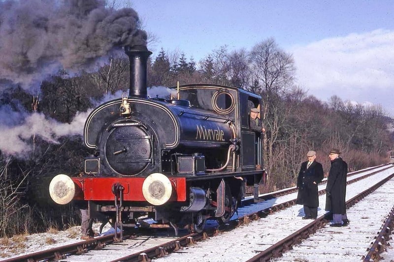 Mirvale en route from Pickering to Grosmont in February 1969.