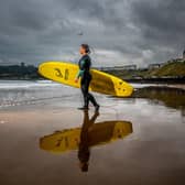 Surfing in Scarborough. (Pic credit: James Hardisty)