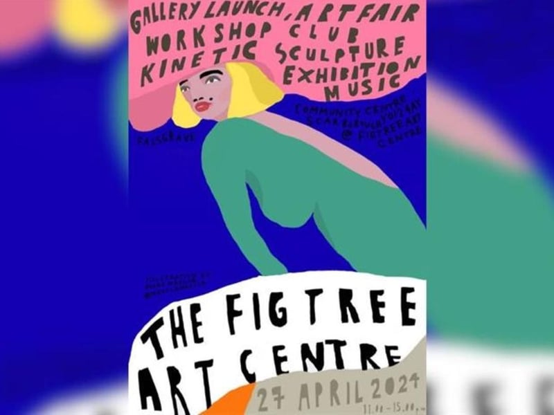 The Fig Tree Arts Space Launch will take place at the Falsgrave Community Resource Centre in Scarborough on April 27. There will be an opportunity to see the new space incorporating a variety of works by local artists, an art sale, kinetic sculpture exhibition, street food, music and an introduction to a series of workshops.