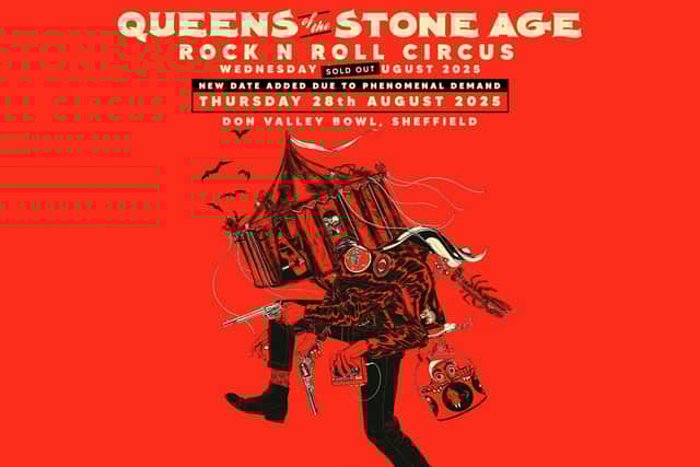 Due to phenomenal demand: Queens of the Stone age announce second Sheffield Rock N Roll Circus date.