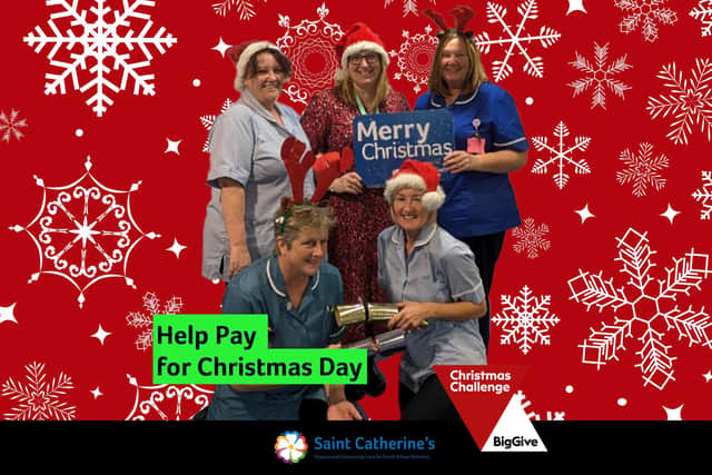 Saint Catherine’s Big Give Campaign aims to raise £18,000 to pay for Christmas Day