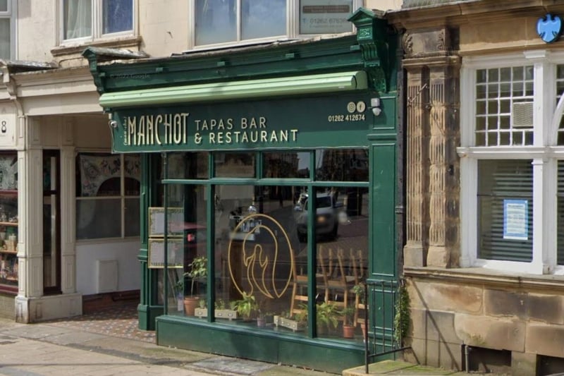 Machot Tapas Bar and Restaurant is located on Manor Street, Bridlington. One Tripadvisor review said "A jewel in the culinary crown of Bridlington eating - tapas served with care and love by Emma, Nicole and team. The menu choices were varied, balanced, full of flavour and fun."
