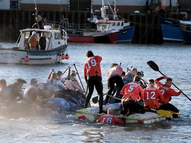 Battling in the harbour