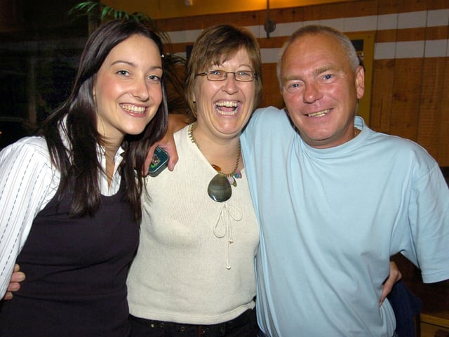 Who do you recognise on this night out in 2005?