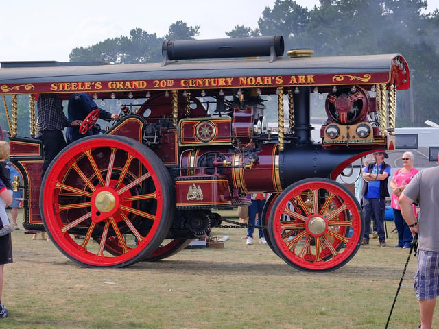 The steam procession